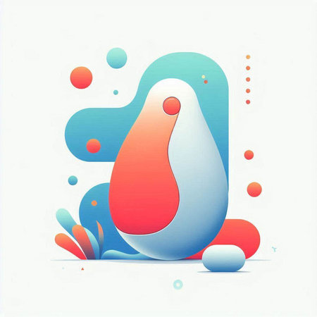abstract colorful water drop, vector illustration. eps10.のイラスト素材