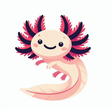 Cute cartoon dragon isolated on a white background. Vector illustration.のイラスト素材