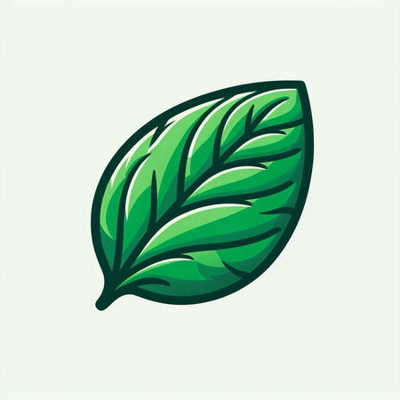Leaf green logo icon vector design template elements for your business company