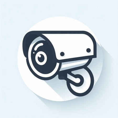 cctv vector icon. cctv. flat design style