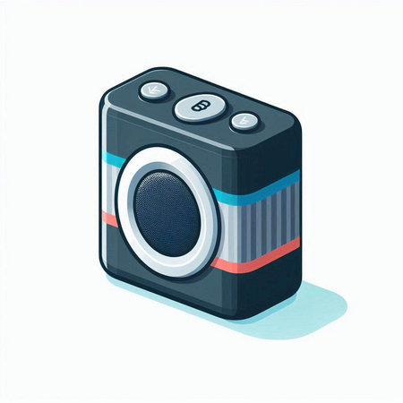 Camera icon. Isometric illustration of camera vector icon for web designのイラスト素材
