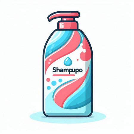 Hand sanitizer gel, liquid soap, liquid soap. Vector illustration.のイラスト素材