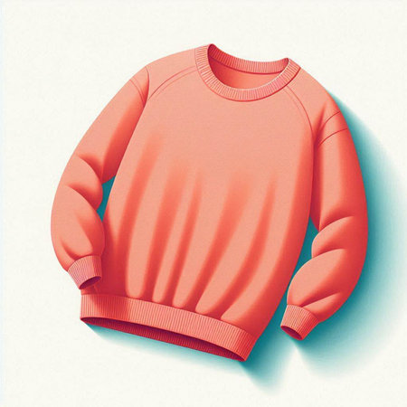 Hoody sweater for men on a light background. Vector illustrationのイラスト素材