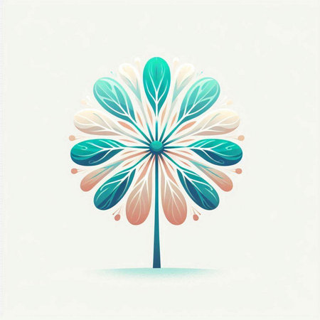 abstract floral background with place for your text, vector illustration.のイラスト素材