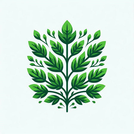 Eco-friendly design with green leaves. Vector Illustration.のイラスト素材