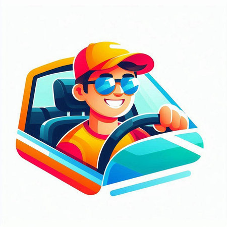 Illustration of a mirror isolated on a white background - 3d renderのイラスト素材