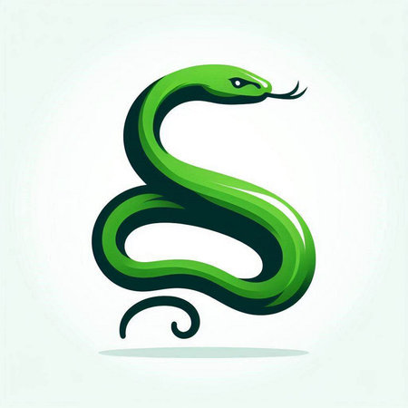 snake design over white background, vector illustration, eps10のイラスト素材