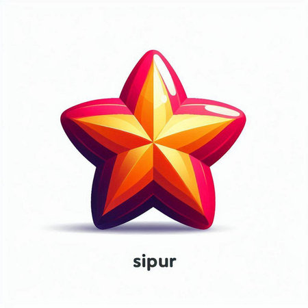 Star icon. Vector illustration. Isolated on a white background.のイラスト素材