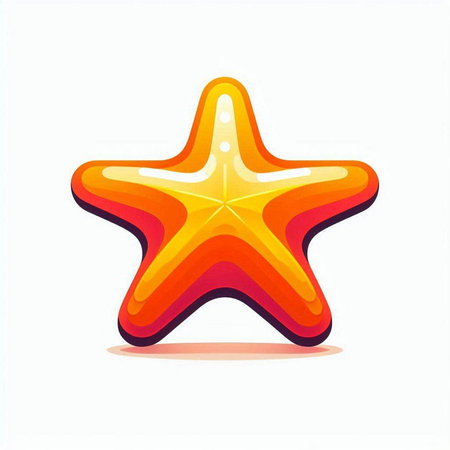 Star icon isolated on white background. Vector illustration. Eps 10.のイラスト素材