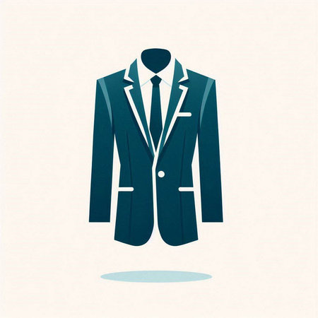 Wedding Suit Icon. Vector Illustration. Eps 10.のイラスト素材