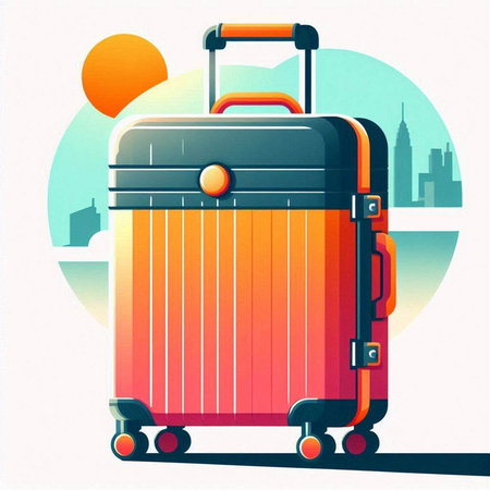 Summer hat icon. Vector illustration in flat style. Isolated on white background.のイラスト素材