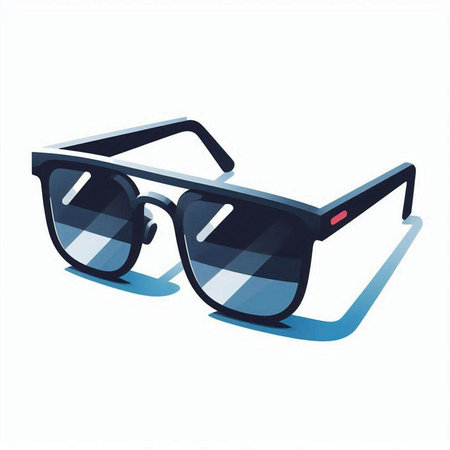 Sunglasses on a white background. Vector illustration. Eps 10