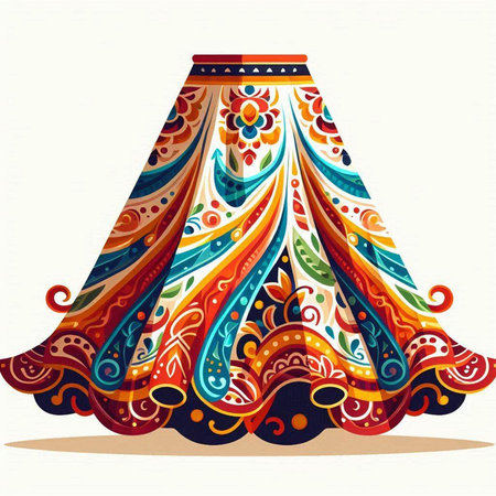 Colorful abstract background with ethnic ornaments. Vector illustration.