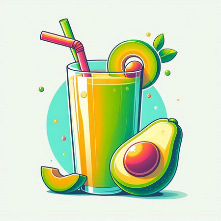 Illustration of a Cute Cartoon Kitten on a White Backgroundのイラスト素材