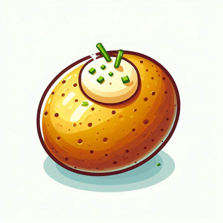 Coconut vector illustration isolated on white background. Cute cartoon coconut icon.のイラスト素材