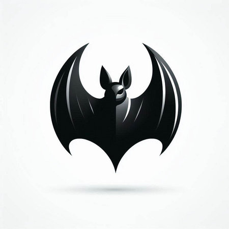 Bat icon on white background, vector illustration eps 10. Eps 10.のイラスト素材