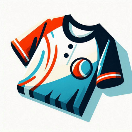 Fashionable sportswear. Vector illustration in retro style.のイラスト素材