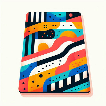 Colorful abstract background, hand-drawing. Vector illustration.