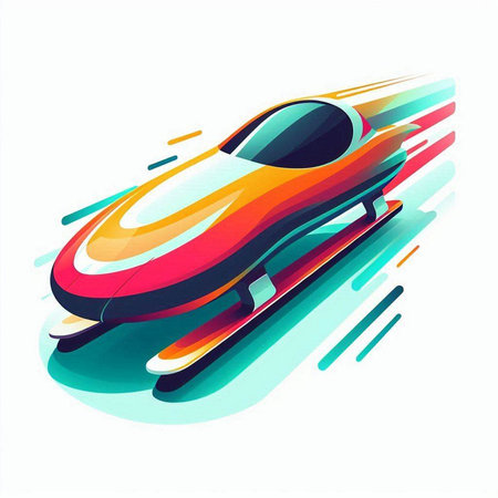 sport car on a white background, vector illustration, eps 10