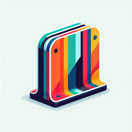 3d isometric colorful icon. Vector illustration. Eps 10.のイラスト素材
