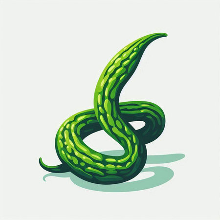 Cucumber icon. Cartoon illustration of cucumber vector icon for web designのイラスト素材