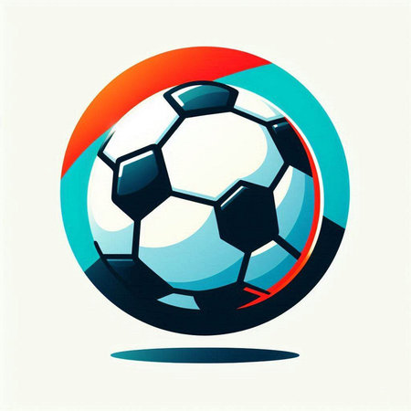 Soccer ball icon. Design element. Vector illustration. Eps 10のイラスト素材