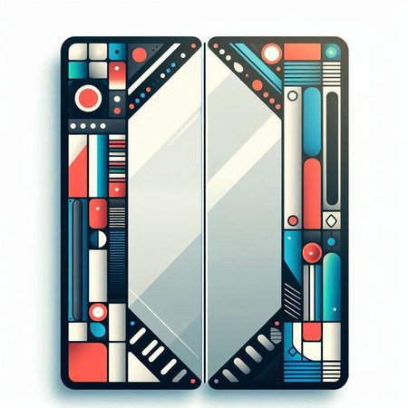 Abstract background with geometric elements. Vector illustration. Eps 10 file.