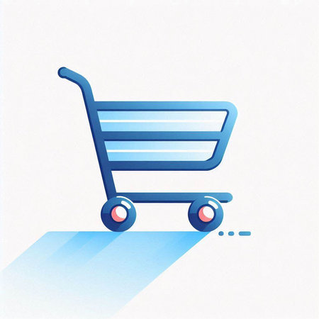 Shopping cart icon on white background. Eps 10 vector file.のイラスト素材