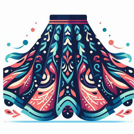 Colorful abstract ethnic pattern. Vector illustration for your graphic design.のイラスト素材