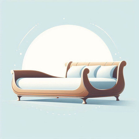 Mobile phone with blank screen isolated on white background. 3d renderのイラスト素材