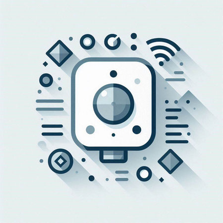Speaker icon. Flat design style. Made in vector illustration.のイラスト素材