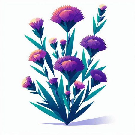 Vector illustration of a snowboarder in a colorful suit on a white backgroundのイラスト素材