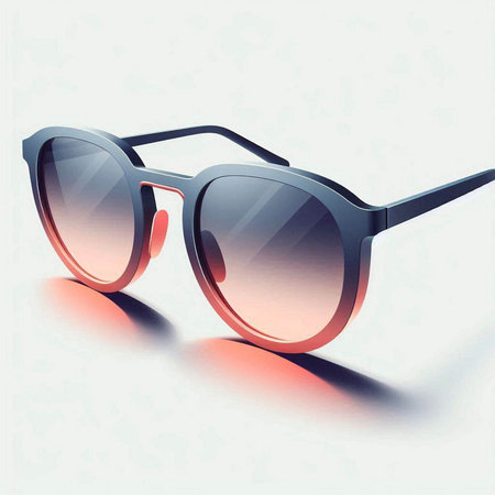 Sunglasses on a white background. Vector illustration. Eps 10