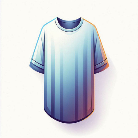 T-shirt design template. Vector illustration of a soccer shirt.のイラスト素材