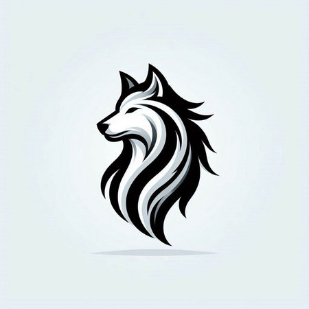 lion head vector logo design. lion head logo icon vector.