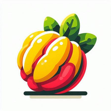 Pumpkin on a white background. Vector illustration in flat style.のイラスト素材