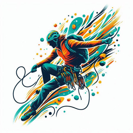 Skateboarder jumping in the air. Extreme sport. Vector illustration.のイラスト素材