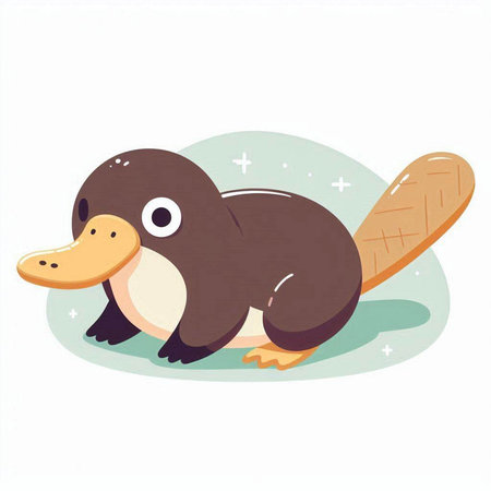 Cute cartoon penguin. Vector illustration isolated on white background.のイラスト素材