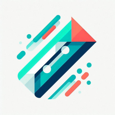 Abstract geometric background with triangles and lines. Vector illustration. Eps 10のイラスト素材