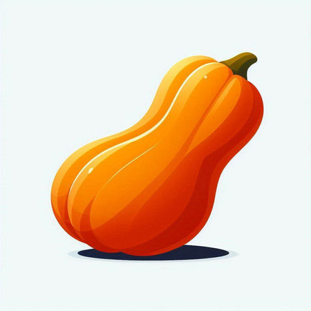 Pumpkin. Vector illustration on white background. Isolated.のイラスト素材