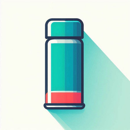 bottle of water, flat design, vector illustration eps10 graphicのイラスト素材