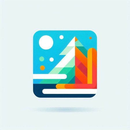 Abstract geometric icon. Vector design template elements for your application or corporate identity.のイラスト素材