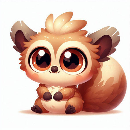 Cute cartoon koala on a white background. Vector illustration.のイラスト素材