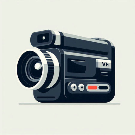 Videogame camera icon. Vector illustration. Eps 10.のイラスト素材