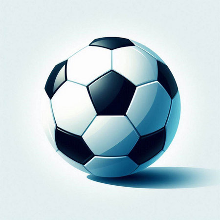 Soccer ball on a white background. Vector illustration. Eps 10.のイラスト素材