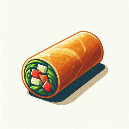 Kayak on the lake. Vector illustration in a flat style.のイラスト素材