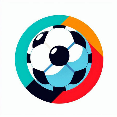 Soccer ball icon on a white background. Vector illustration. Eps 10.のイラスト素材