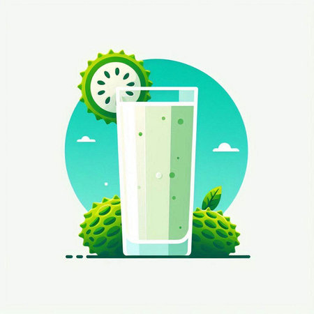Cocktail in a glass on a white background. Vector illustration.のイラスト素材