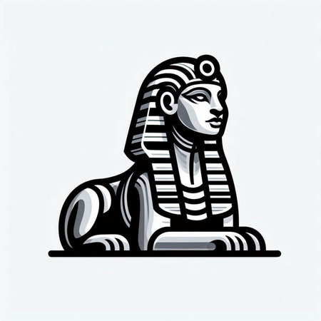 Egyptian pharaohs icon. Vector illustration eps 10.のイラスト素材