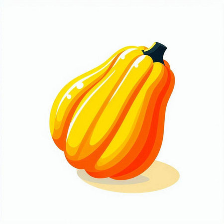 pumpkin isolated on a white background. vector illustration, eps 10のイラスト素材